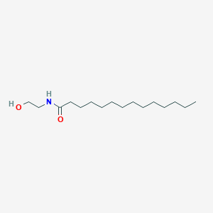 molecular formula C16H33NO2 B090391 N-(2-Hydroxyethyl)tetradecanamide CAS No. 142-58-5