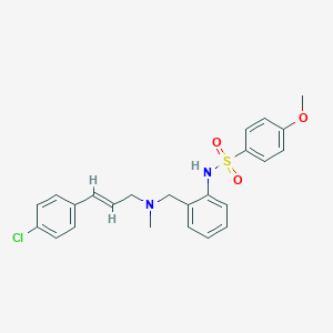 molecular formula C24H25ClN2O3S B090398 kn-92 