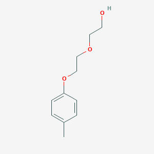 molecular formula C11H16O3 B090412 乙醇，2-[2-(4-甲基苯氧基)乙氧基]- CAS No. 104-39-2