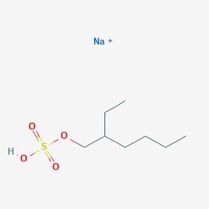 molecular formula C8H18NaO4S+ B090424 Sodium 2-ethylhexyl sulfate CAS No. 126-92-1