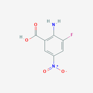 2-Amino-3-fluoro-5-nitrobenzoic acid