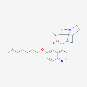 molecular formula C27H38N2O2 B090528 Isooctylhydrocupreine CAS No. 130-87-0