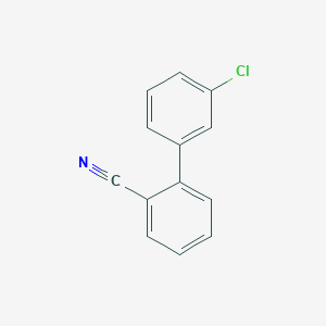 molecular formula C13H8ClN B090532 2-(3-Chlorophenyl)benzonitrile CAS No. 1338095-85-4