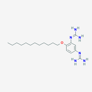 molecular formula C20H36N6O B090596 Lauroguadine CAS No. 135-43-3