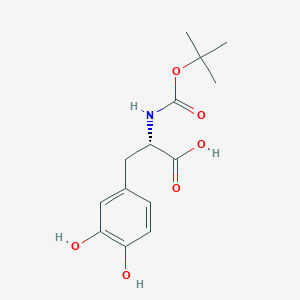 molecular formula C14H19NO6 B009062 Boc-3,4-dihydroxy-L-phenylalanine CAS No. 30033-24-0