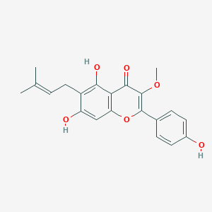 molecular formula C21H20O6 B009063 Topazolin CAS No. 109605-79-0