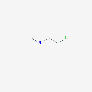 molecular formula C5H12ClN B090650 2-Chloropropyldimethylamine CAS No. 108-14-5