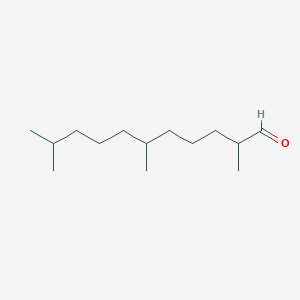 molecular formula C14H28O B090653 2,6,10-Trimethylundecanal CAS No. 105-88-4