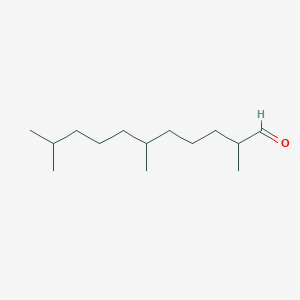 molecular formula C14H28O B090653 Undecanal, 2,6,10-trimethyl- CAS No. 105-88-4