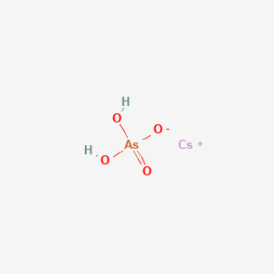 molecular formula AsCsH2O4 B090663 Cesium dihydrogen arsenate CAS No. 16331-85-4