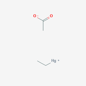 molecular formula C4H8HgO2 B090672 (Acetato-O)ethylmercury CAS No. 109-62-6