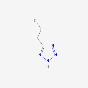 molecular formula C3H5ClN4 B090679 5-(2-Chloroethyl)-1H-tetrazole CAS No. 18755-46-9