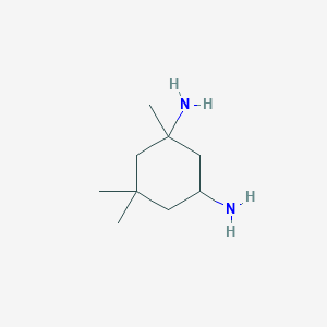 molecular formula C9H20N2 B090688 1,5,5-Trimethylcyclohexane-1,3-diamine CAS No. 15828-43-0