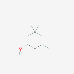 molecular formula C9H18O B090689 3,3,5-Trimethylcyclohexanol CAS No. 116-02-9