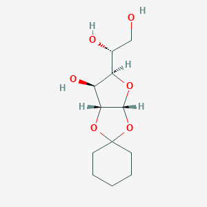 molecular formula C12H20O6 B090691 1,2-O-Cyclohexylidene-alpha-D-glucofuranose CAS No. 16832-21-6