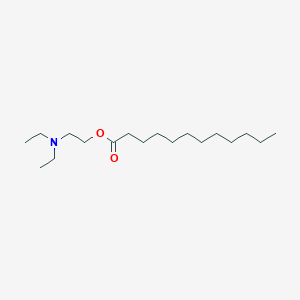 molecular formula C18H37NO2 B090697 2-(Diethylamino)ethyl laurate CAS No. 16070-12-5