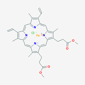 molecular formula C36H36ClFeN4O4 B090704 Dimethylhemin CAS No. 15741-03-4