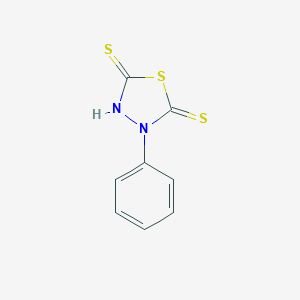 molecular formula C8H6N2S3 B090727 3-Phenyl-1,3,4-thiadiazolidine-2,5-dithione CAS No. 17654-88-5