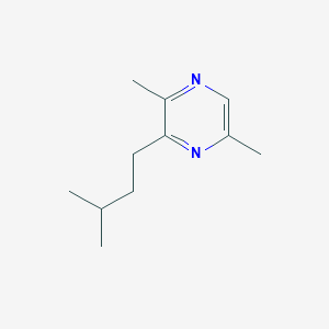 molecular formula C11H18N2 B090737 2,5-Dimethyl-3-(3-methylbutyl)pyrazine CAS No. 18433-98-2
