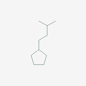 molecular formula C10H20 B090753 Cyclopentane, (3-methylbutyl)- CAS No. 1005-68-1