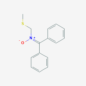 molecular formula C15H15NOS B090754 N-(Diphenylmethylene)(methylthio)methanamineN-oxide CAS No. 19133-01-8