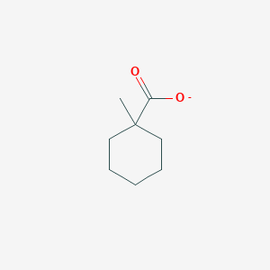 molecular formula C8H13O2- B009076 1-Methylcyclohexane-1-carboxylate CAS No. 103884-34-0