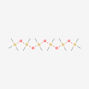 molecular formula C14H42O5Si6 B090760 十四甲基六硅氧烷 CAS No. 107-52-8