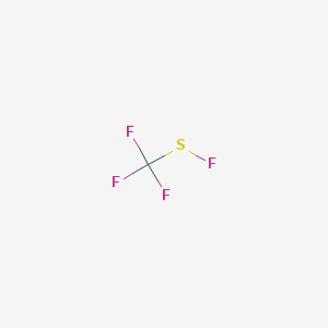 molecular formula CF4S B090764 Trifluoromethanesulfenyl fluoride CAS No. 17742-04-0