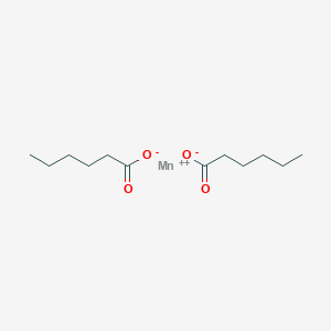 molecular formula C12H22MnO4 B090768 hexanoate;manganese(2+) CAS No. 16571-42-9