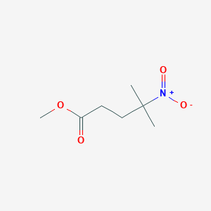 molecular formula C7H13NO4 B090775 Methyl 4-methyl-4-nitropentanoate CAS No. 16507-02-1