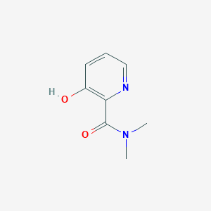 molecular formula C8H10N2O2 B090777 3-Hydroxy-N,N-dimethylpyridine-2-carboxamide CAS No. 1076-23-9