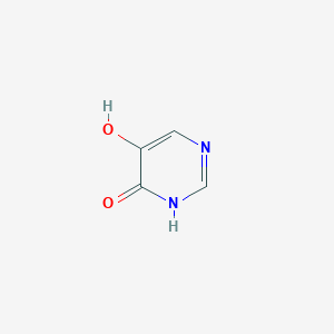 molecular formula C4H4N2O2 B090782 5-Hydroxypyrimidin-4(3H)-one CAS No. 15837-41-9