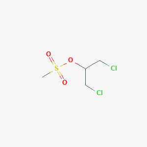 molecular formula C4H8Cl2O3S B090783 1,3-Dichloropropan-2-yl methanesulfonate CAS No. 17232-06-3