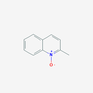 molecular formula C10H9NO B090784 2-Methylquinoline N-oxide CAS No. 1076-28-4