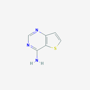 molecular formula C6H5N3S B090789 噻吩[3,2-d]嘧啶-4-胺 CAS No. 16285-74-8