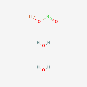 molecular formula BH4LiO4 B090802 Lithium metaborate dihydrate CAS No. 15293-74-0