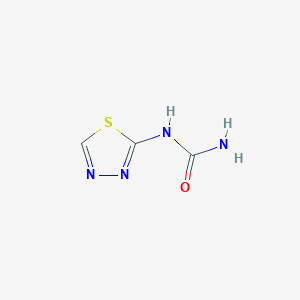 molecular formula C3H4N4OS B090805 Urea,1,3,4-thiadiazol-2-yl-(9ci) CAS No. 16279-22-4