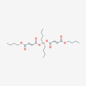 molecular formula C24H40O8Sn B090809 Butyl 6,6-dibutyl-4,8,11-trioxo-5,7,12-trioxa-6-stannahexadeca-2,9-dienoate CAS No. 17209-76-6