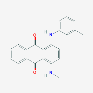 molecular formula C22H18N2O2 B009082 Solvent Blue 63 CAS No. 6408-50-0