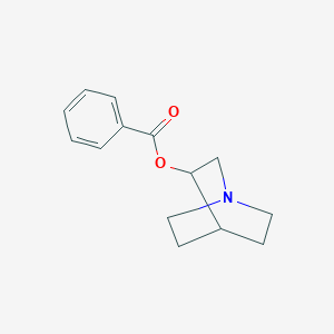 molecular formula C14H17NO2 B090823 Benzoclidine CAS No. 16852-81-6