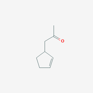 molecular formula C8H12O B090825 1-(2-Cyclopentenyl)-2-propanone CAS No. 105-24-8