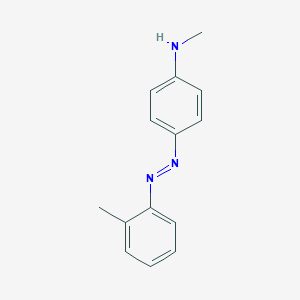 molecular formula C14H15N3 B090830 N-Methyl-p-(o-tolylazo)aniline CAS No. 17018-24-5