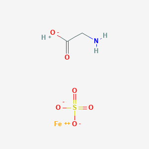 molecular formula C2H5FeNO6S B090842 Ferronord CAS No. 17169-60-7