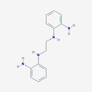 molecular formula C14H18N4 B090849 2-N-[2-(2-Aminoanilino)ethyl]benzene-1,2-diamine CAS No. 16825-43-7