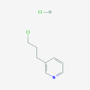 molecular formula C8H11Cl2N B090855 3-(3-Chloropropyl)pyridine hydrochloride CAS No. 17944-58-0