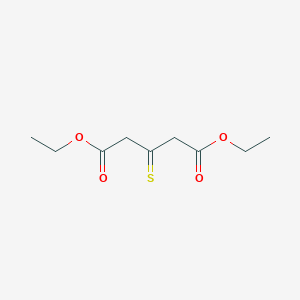 molecular formula C9H14O4S B090864 Diethyl 3-thioxopentanedioate CAS No. 18457-67-5