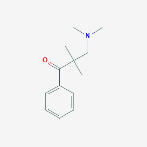 molecular formula C13H19NO B090865 3-(Dimethylamino)-2,2-dimethyl-1-phenylpropan-1-one CAS No. 15451-29-3