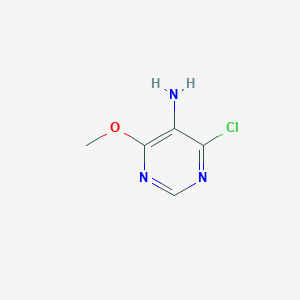 molecular formula C5H6ClN3O B090868 4-Chloro-6-methoxypyrimidin-5-amine CAS No. 15846-19-2