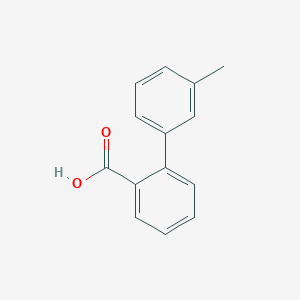 molecular formula C14H12O2 B009087 2-(3-methylphenyl)benzoic Acid CAS No. 107412-71-5