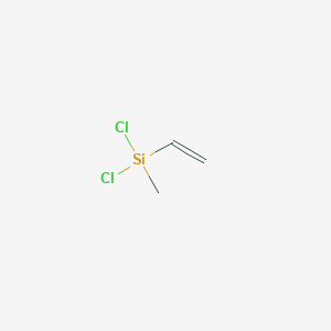molecular formula C3H6Cl2Si B090890 Dichloromethylvinylsilane CAS No. 124-70-9